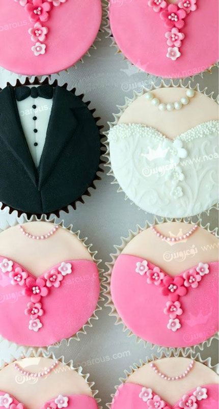 خاص ترین کاپ کیک ها برای عروسی