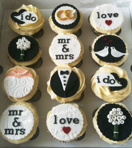 خاص ترین کاپ کیک ها برای عروسی