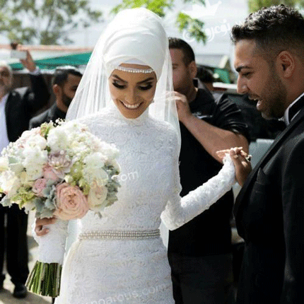 آلبوم لباس عروس با حجاب