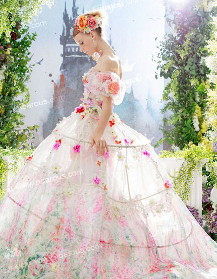 آلبوم مدل لباس عروس رنگی
