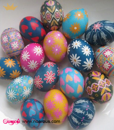 آلبوم تخم مرغ های رنگی رنگی برای نوروز