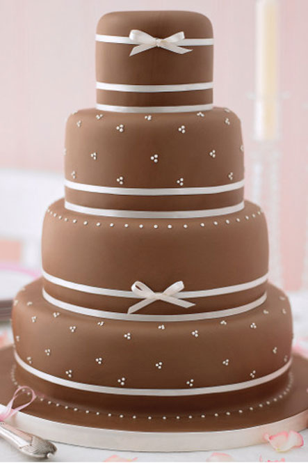 آلبوم زیباترین کیک‌های عروس با طعم شکلات