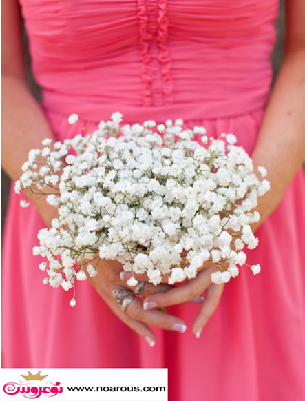 آلبوم عکس دسته گل های سفید عروس
