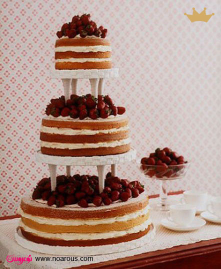 آلبوم عکس کیک عروسی میوه ای