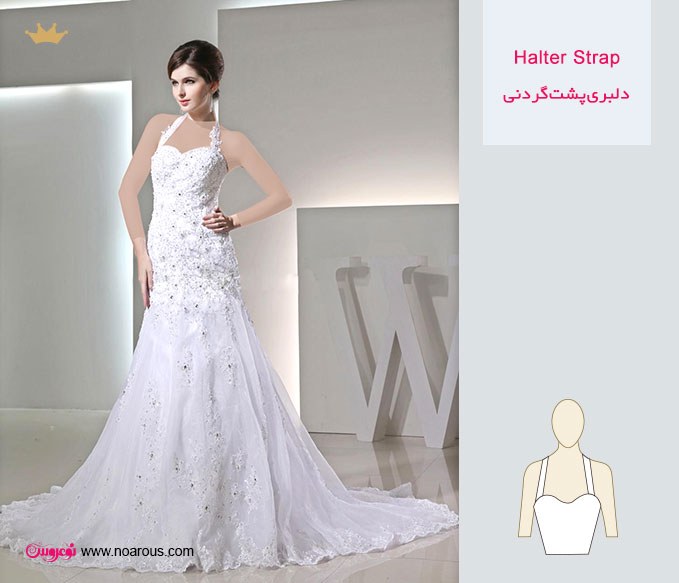 راهنمای انتخاب بهترین مدل یقه برای لباس عروس