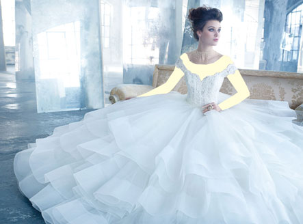 معجزه تور در طراحی لباس عروس
