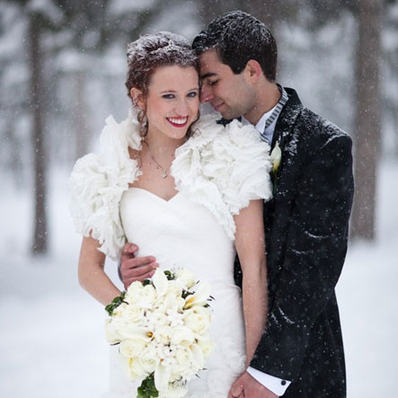 کت‌هایی گرم برای عروس های فصل سرد
