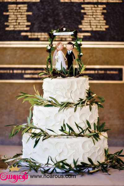 کیک عروسی به سبک پاییز