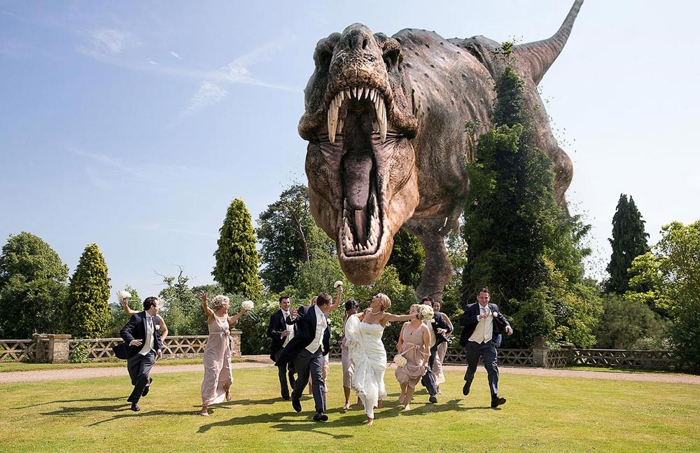 دایناسور در عروسی